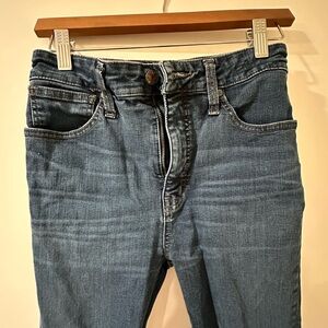 Madewell Curvy High-Rise Skinny Jeans in Medium Blue - Hayes Wash